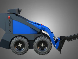 AS15 - 미니 스키드 스티어 - 리프팅 암 3D 모델