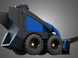 AS15 - Mini Skid Steer - Lifting Arm Modello 3D