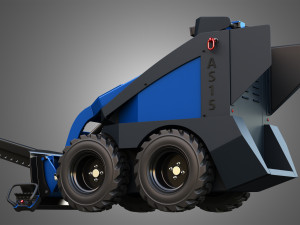 AS15 - Mini Skid Steer - Lifting Arm Modello 3D
