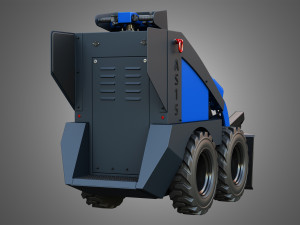 AS15 - Mini Skid Steer - Lifting Arm Modello 3D