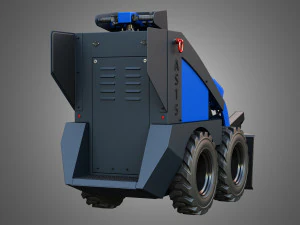 AS15 - 미니 스키드 스티어 - 리프팅 암 3D 모델