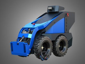 AS15 - Mini Skid Steer - Pallet Forks 3D मॉडल