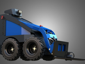 AS15 - Mini Skid Steer - Pallet Forks 3D मॉडल