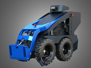 AS15 - Mini Skid Steer Modelo 3D