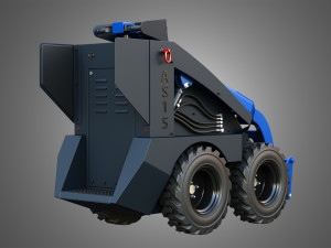 AS15 - Mini Skid Steer Modelo 3D