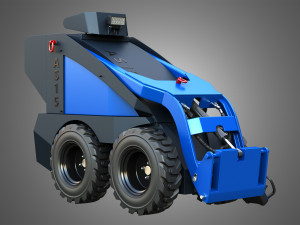 AS15 - Mini Skid Steer Modelo 3D