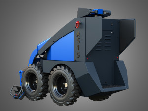 AS15 - Mini Skid Steer Modelo 3D