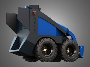 AS15 - Mini Skid Steer Modelo 3D