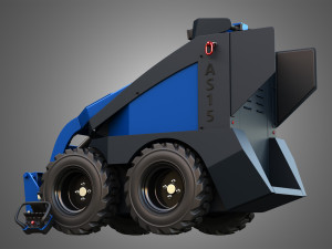 AS15 - Mini Skid Steer Modelo 3D