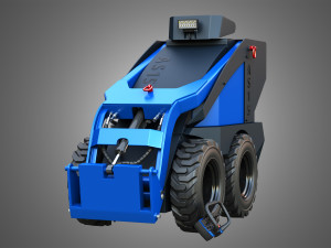 AS15 - Mini Skid Steer Modelo 3D