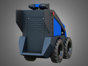 AS15 - Mini Skid Steer Modelo 3D