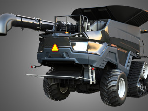 IDEAL - Combine Harvester - Rubber Track System 3D Model