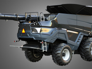 IDEAL - Combine Harvester - without Harvester Header 3D Model
