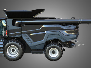 IDEAL - Combine Harvester - without Harvester Header 3D Model