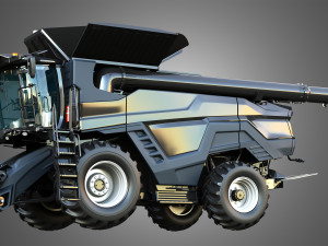 IDEAL - Combine Harvester - without Harvester Header 3D Model