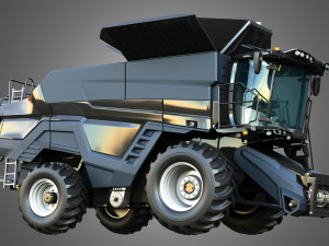 IDEAL - Combine Harvester - without Harvester Header 3D Model