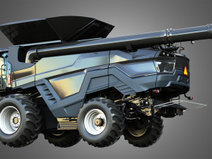 IDEAL - Combine Harvester - without Harvester Header 3D Model