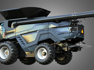 IDEAL - Combine Harvester - without Harvester Header 3D Model