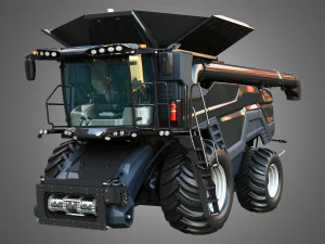 IDEAL - Combine Harvester - without Harvester Header 3D Model