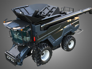 IDEAL - Combine Harvester - without Harvester Header 3D Model