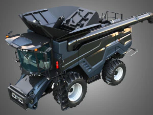 IDEAL - Combine Harvester - without Harvester Header 3D Model