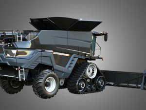 IDEAL - Combine Harvester - Corn Harvester Head 3Dモデル