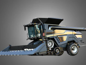 IDEAL - Combine Harvester - Corn Harvester Head 3D Model