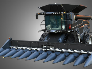 IDEAL - Combine Harvester - Corn Harvester Head 3Dモデル