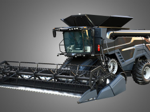 IDEAL - Combine Harvester - Grain Harvester Head Modelo 3D
