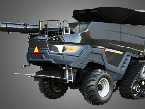 IDEAL - Combine Harvester - Grain Harvester Head 3D Model