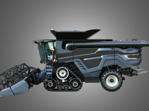 IDEAL - Combine Harvester - Grain Harvester Head 3D Model