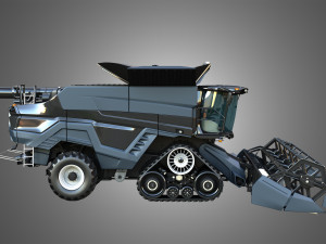IDEAL - Combine Harvester - Grain Harvester Head 3D Model