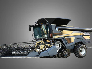 IDEAL - Combine Harvester - Grain Harvester Head 3D Model