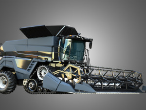 IDEAL - Combine Harvester - Grain Harvester Head 3D Model