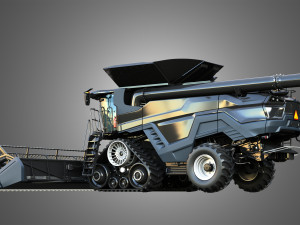 IDEAL - Combine Harvester - Grain Harvester Head 3D Model