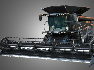 IDEAL - Combine Harvester - Grain Harvester Head 3D Model