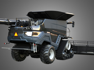 IDEAL - Combine Harvester - Grain Harvester Head 3D Model