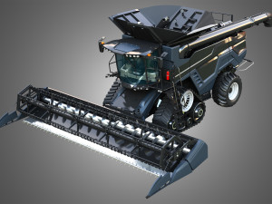 IDEAL - Combine Harvester - Grain Harvester Head 3D Model