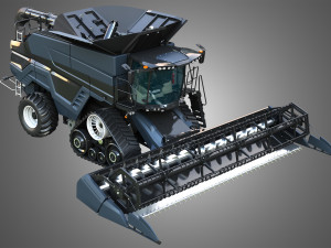 IDEAL - Combine Harvester - Grain Harvester Head 3D Model