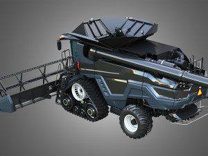 IDEAL - Combine Harvester - Grain Harvester Head 3D Model