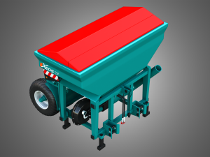 Xeos TF Front Hopper 3D Model