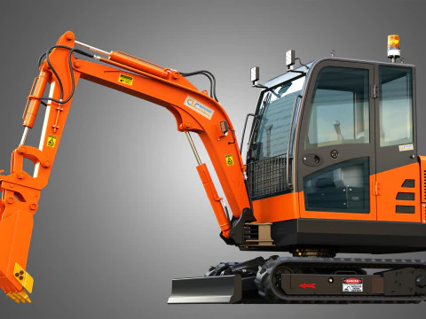 Mini Pelle CLC T 2500 AA Excavator 3D Model