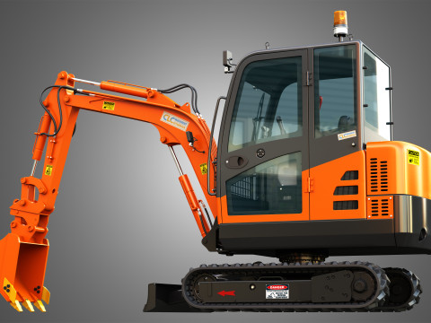 Mini Pelle CLC T 2500 AA Excavator 3D 模型