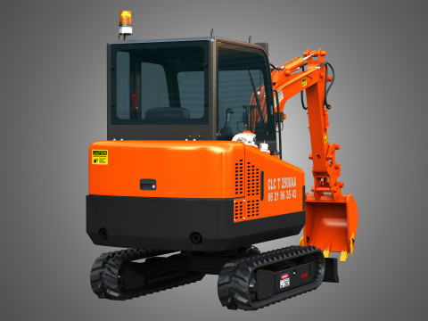 Mini Pelle CLC T 2500 AA Excavator 3D 模型