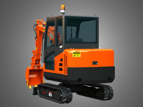 Mini Pelle CLC T 2500 AA Excavator 3D Model