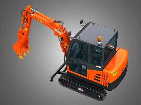 Mini Pelle CLC T 2500 AA Excavator 3D Model