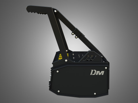 Drum Mulcher Compact Track - Skid Steer Loader Attachment 3D 모델