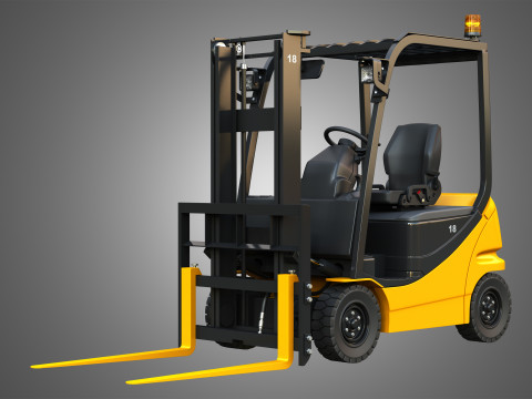 AE50 Electric Forklift Modelo 3D
