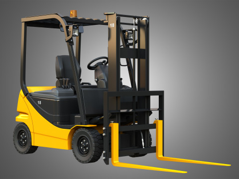 AE50 Electric Forklift 3D-Modell