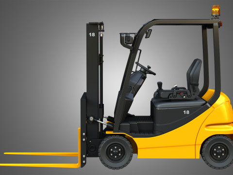 AE50 Electric Forklift 3D-Modell